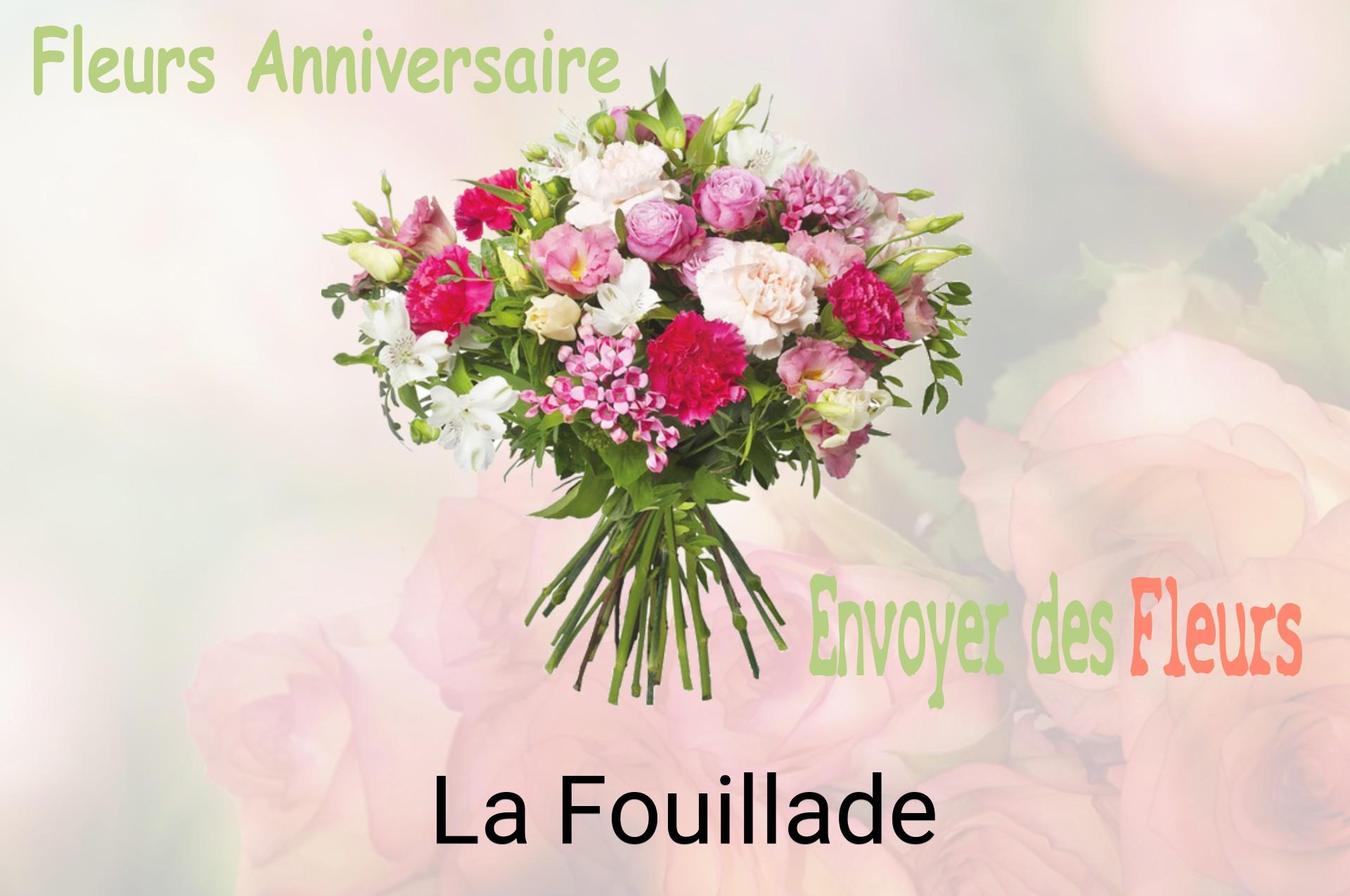 Bouquet de fleurs d’anniversaire livré à La Fouillade
